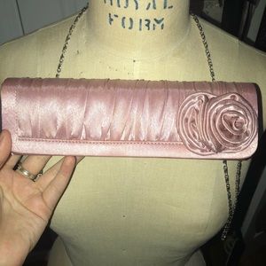 Pink Rose Crossbody/ Clutch Bag
